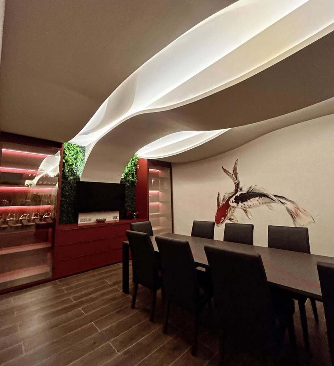 Sala de eventos do Restaurante Hwa Kuo
